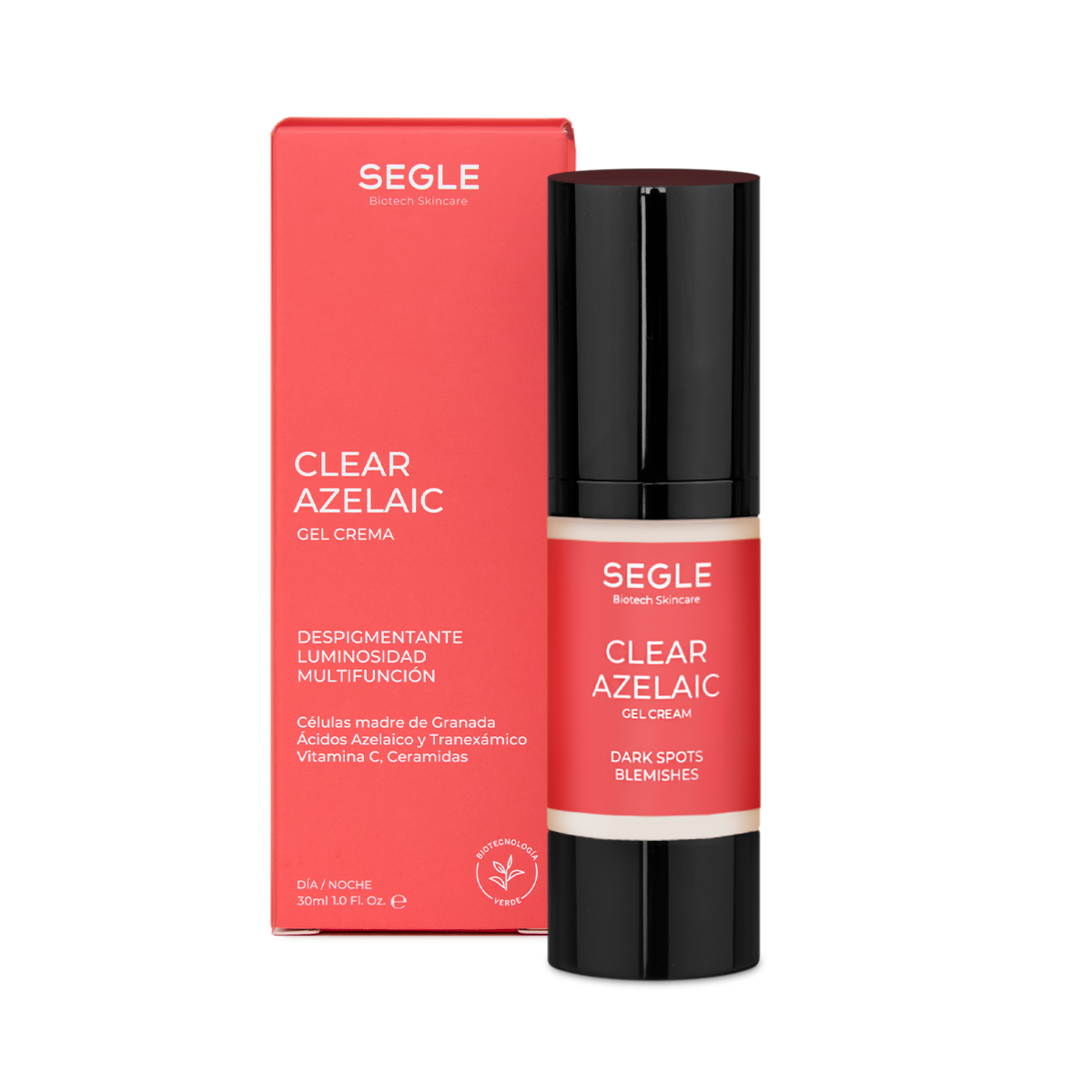Clear Azelaic SEGLE, Crema para Manchas · Acné · Rosácea · Todos los tipos