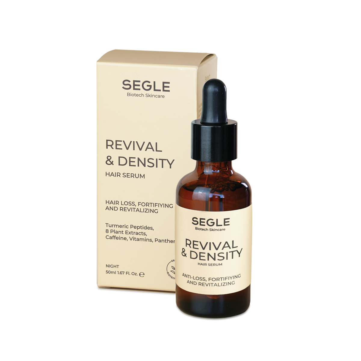 Revival & Density Hair Sérum SEGLE, Cuidado capilar para Capilar · Anticaída · Engrosamiento