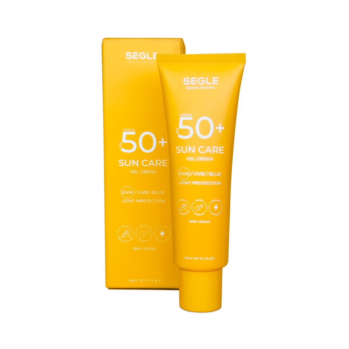 Sun Care 50+ Facial SEGLE, Protección solar para Protección solar · Todos los tipos