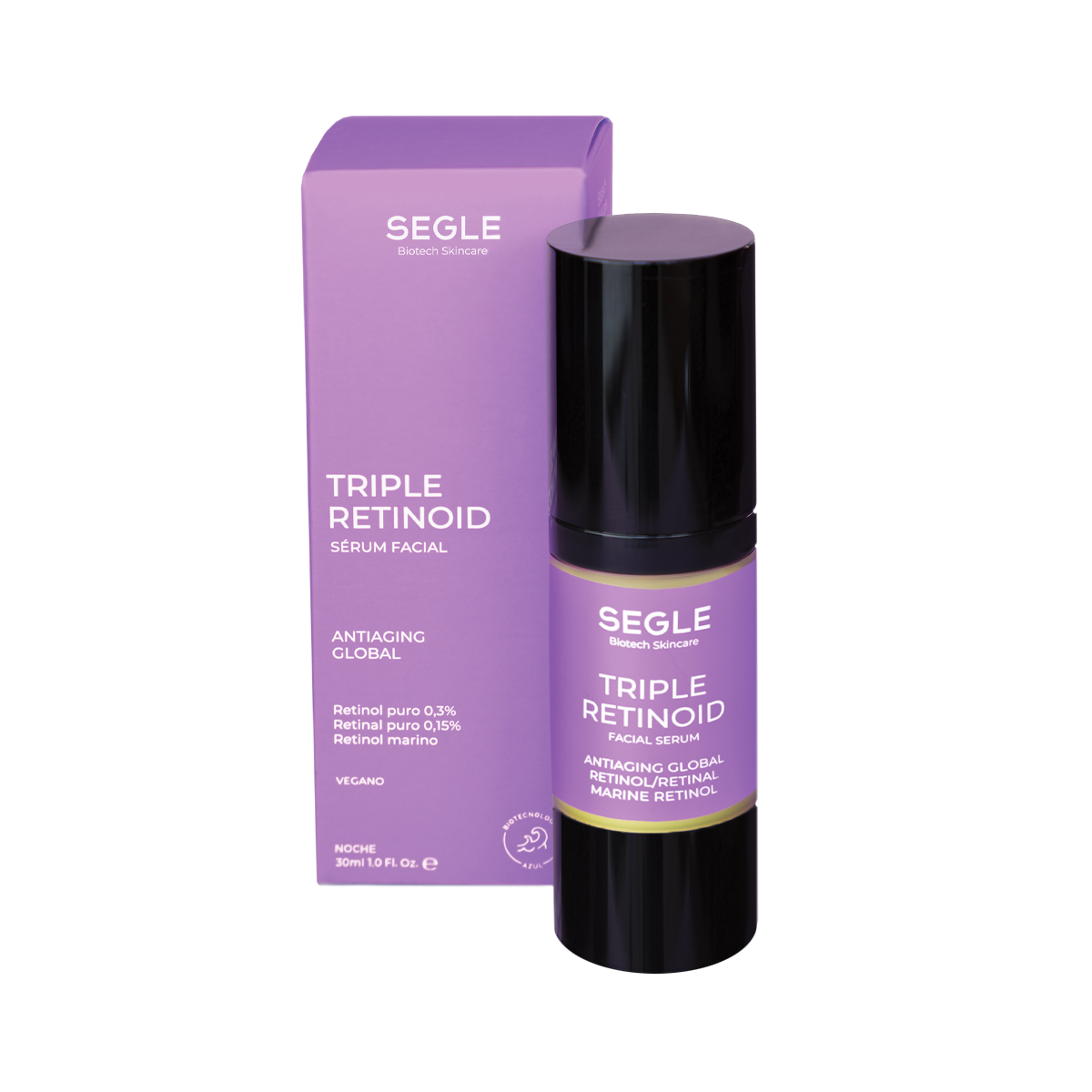 Triple Retinoid Sérum SEGLE, Sérum para Antiedad · Manchas · Todos los tipos
